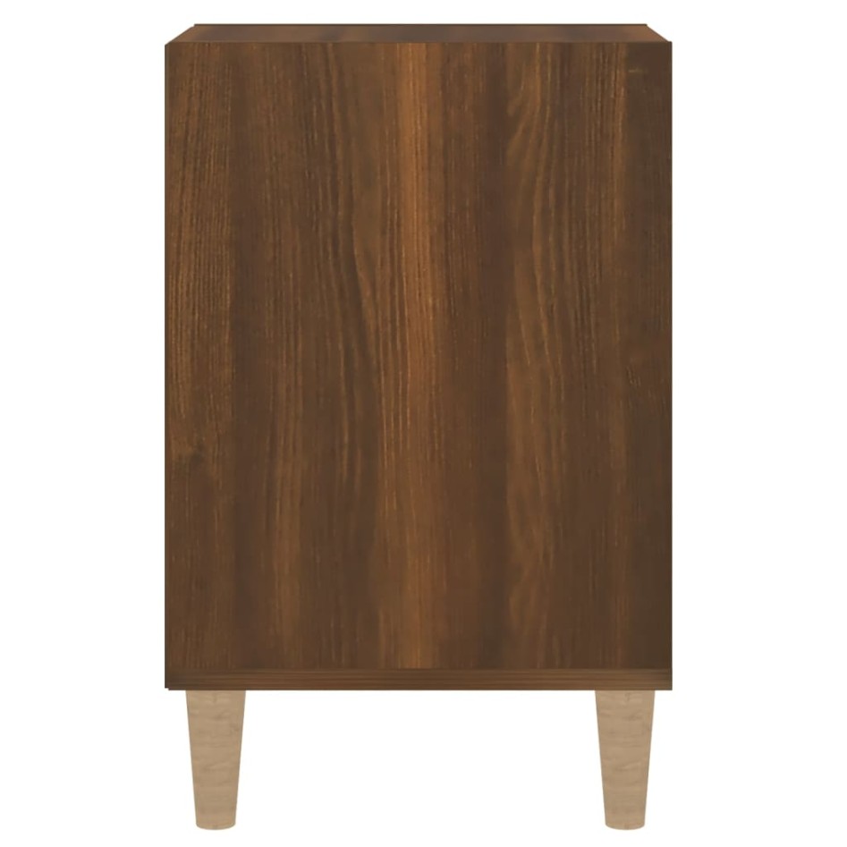 Mueble para TV madera contrachapada marrón roble 100x35x55