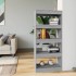 Estantería madera contrachapada gris Sonoma 60x30x135
