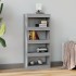 Estantería madera contrachapada gris Sonoma 60x30x135