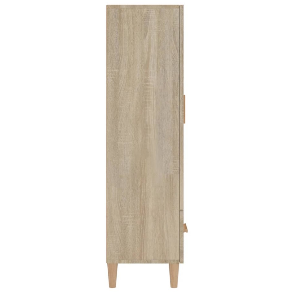 Aparador madera contrachapada roble Sonoma 70x31x115