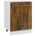 Armario de horno madera ingeniería roble ahumado 60x46x81,5