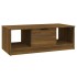 Mesa de centro madera de ingeniería roble marrón 102x50x36