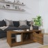 Mesa de centro madera de ingeniería roble marrón 102x50x36