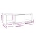 Mesa de centro madera de ingeniería roble marrón 102x50x36