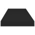 Estantes flotantes de pared 4 uds MDF negro 80x23,5x3,8