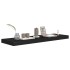 Estantes flotantes de pared 4 uds MDF negro 80x23,5x3,8