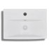 Lavabo rectangular de cerámica hueco de grifo/desagüe