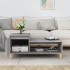 Mesa de centro madera contrachapada gris Sonoma 100x50x45