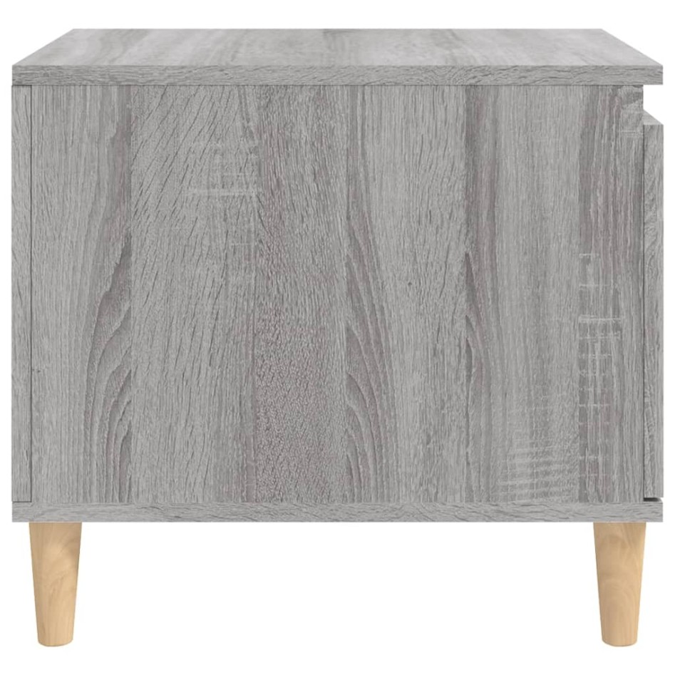 Mesa de centro madera contrachapada gris Sonoma 100x50x45