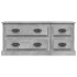 Mueble de TV madera contrachapada gris hormigón 100x35,5x45