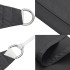 Toldo de vela rectangular tela Oxford gris antracita 4x6
