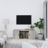 Mueble para TV contrachapada gris hormigón 100x35x40