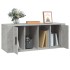 Mueble para TV contrachapada gris hormigón 100x35x40
