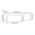 Mesa de centro madera contrachapada gris hormigón 90x50x36,5