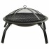 Brasero y barbacoa 2 en 1 con atizador acero 56x56x49