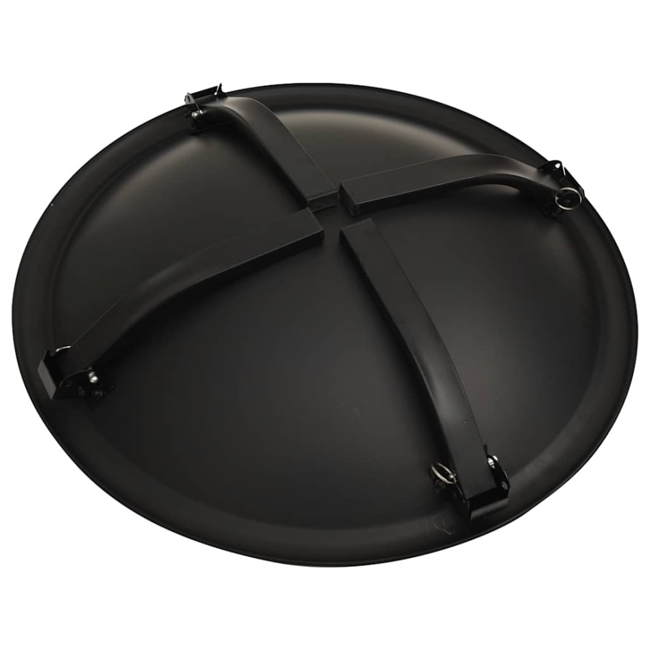 Brasero y barbacoa 2 en 1 con atizador acero 56x56x49