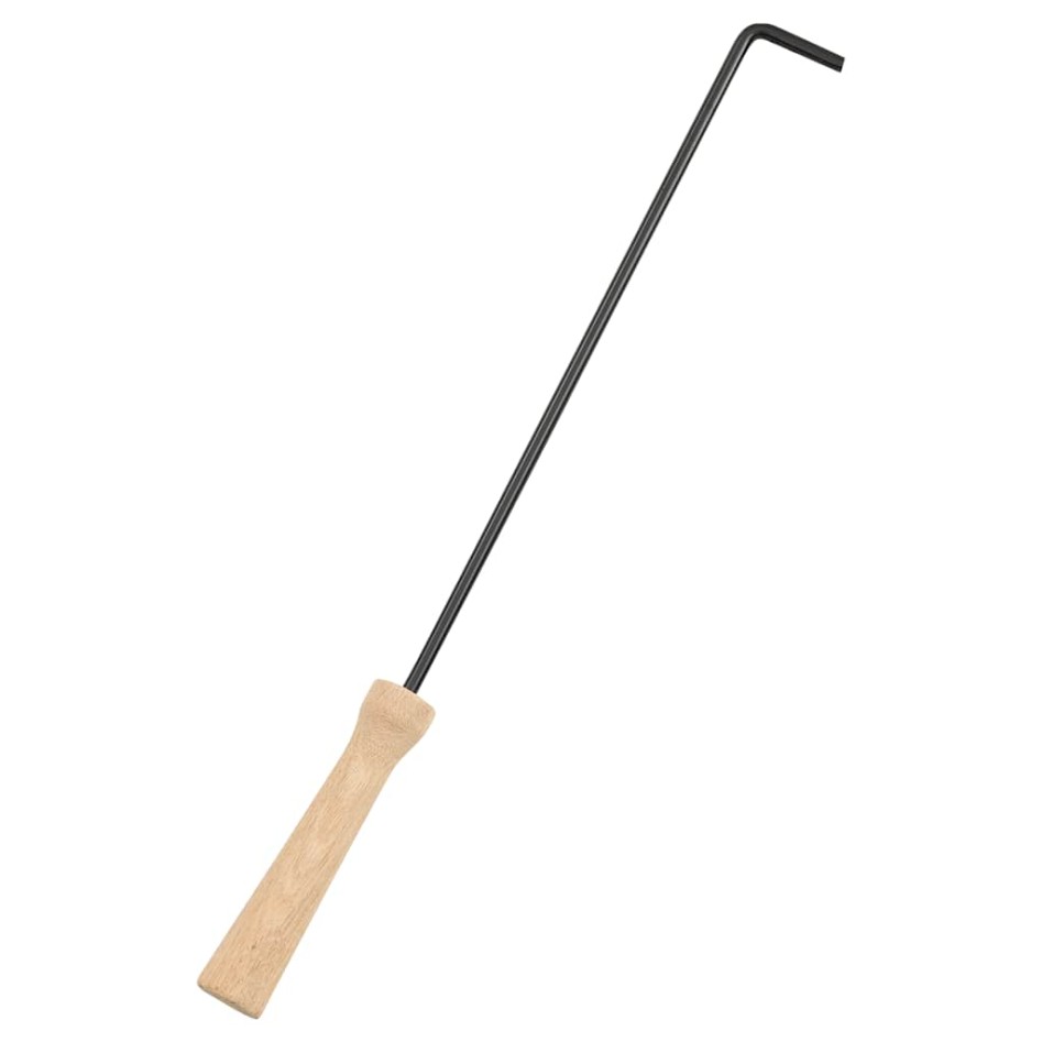 Brasero y barbacoa 2 en 1 con atizador acero 56x56x49