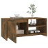 Mesa de centro madera de ingeniería roble ahumado 102x50x45