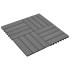 Baldosas de WPC 30x30 cm 11 unidades 1 m²