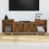 Mueble para TV madera contrachapada roble ahumado 160x35x55