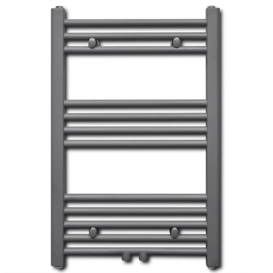 Radiador toallero de baño recto gris 500 x 764
