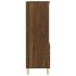 Aparador alto madera contrachapada roble marrón 40x36x110