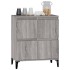 Aparador de madera contrachapada gris Sonoma 60x35x70