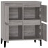 Aparador de madera contrachapada gris Sonoma 60x35x70