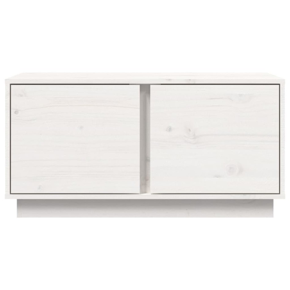 Mesa de centro madera maciza de pino blanco 80x50x40