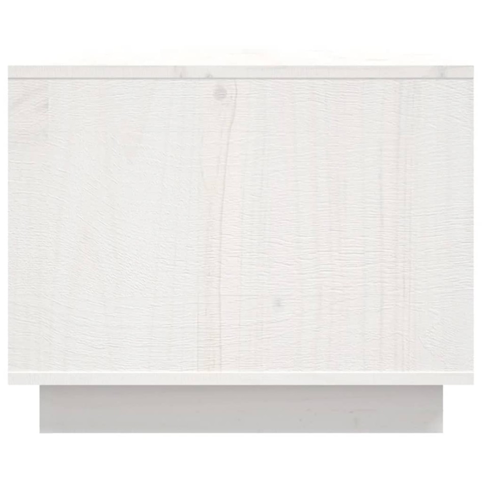 Mesa de centro madera maciza de pino blanco 80x50x40