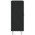 Aparador de madera de ingeniería negro 69,5x34x90