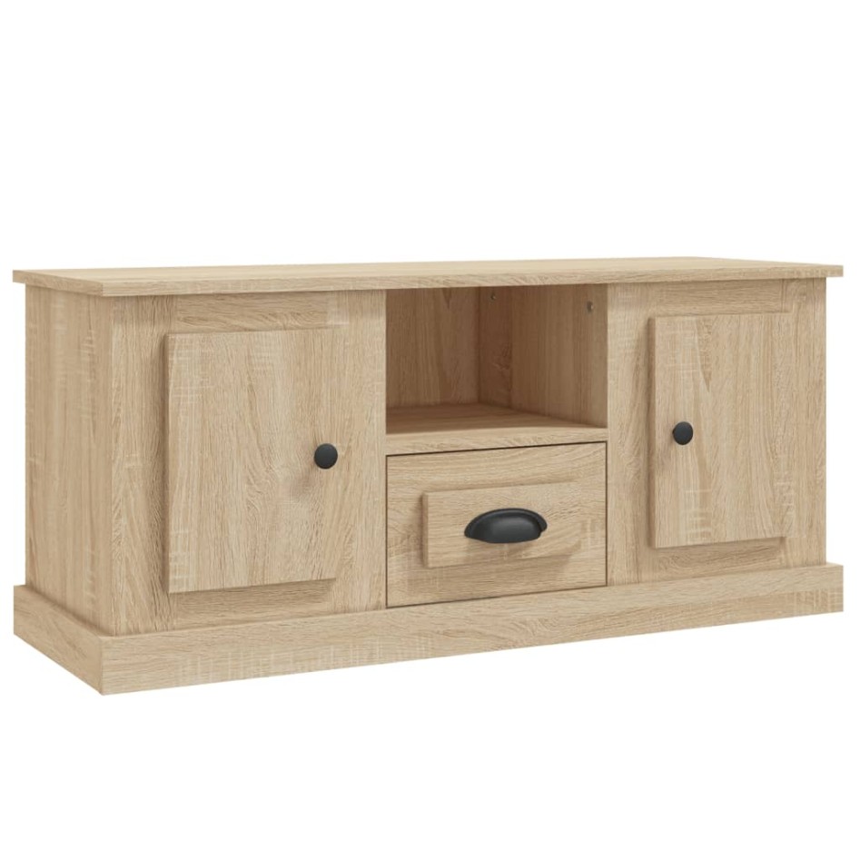 Mueble para TV madera contrachapada roble Sonoma 100x35,5x45