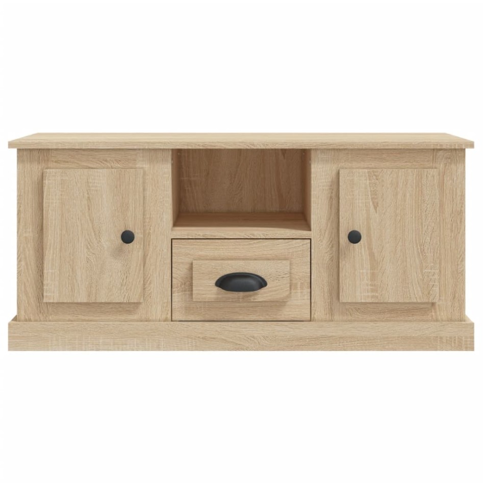 Mueble para TV madera contrachapada roble Sonoma 100x35,5x45