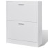 Mueble zapatero blanco con 2