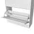 Mueble zapatero blanco con 2