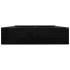 Lavabo rectangular cerámica orificio de grifo negro 60x46