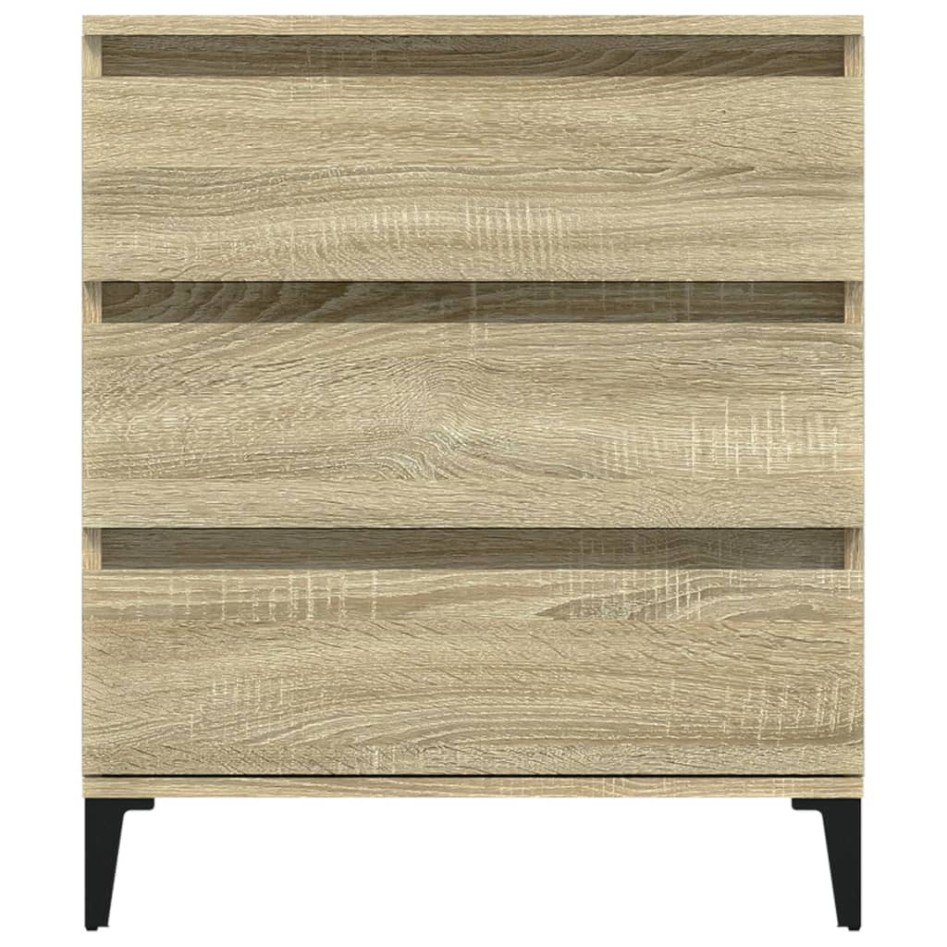 Aparador de madera contrachapada roble Sonoma 60x35x70