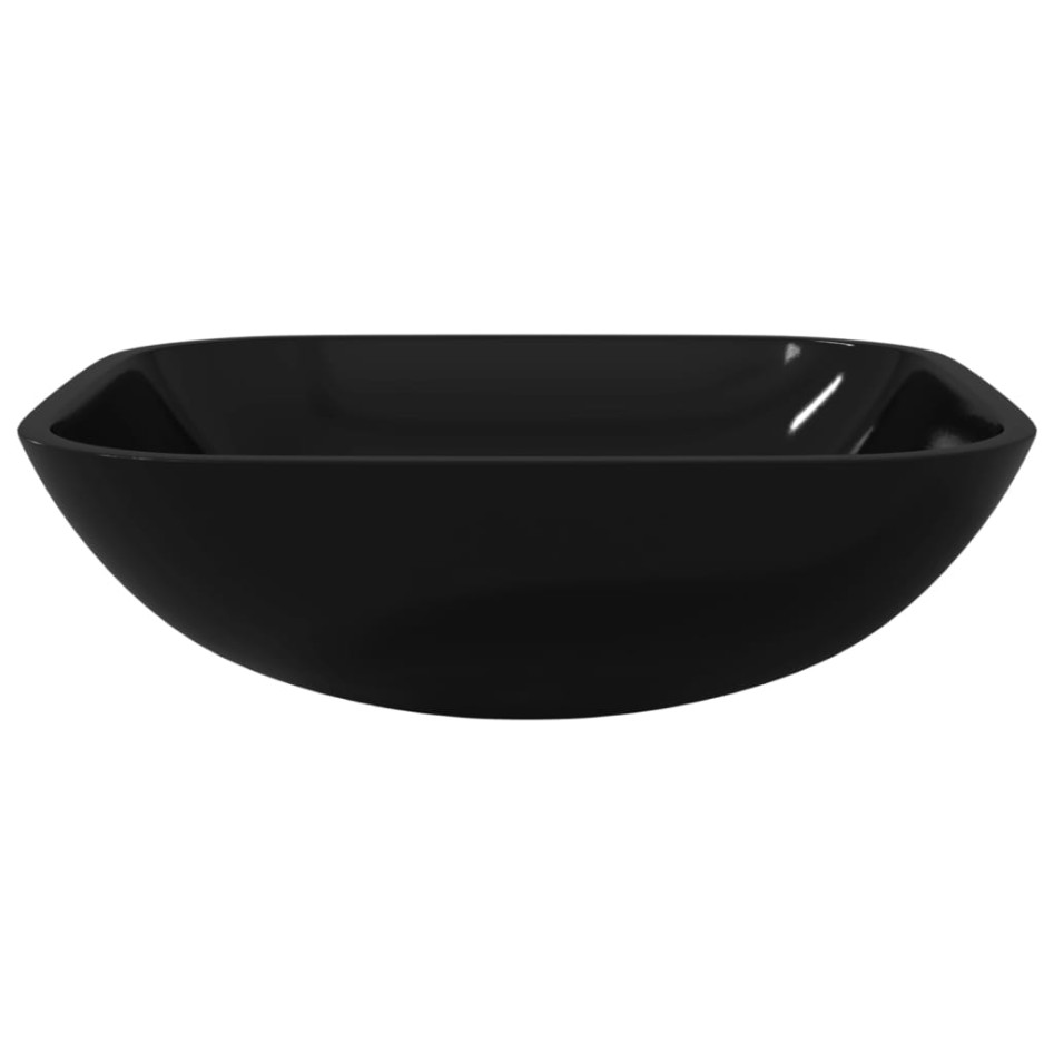 Lavabo de vidrio negro 42x42x14