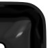 Lavabo de vidrio negro 42x42x14