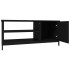 Mueble de TV madera contrachapada negro 100x40x45