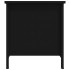 Mueble de TV madera contrachapada negro 100x40x45