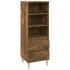 Aparador alto madera contrachapada roble ahumado 40x36x110