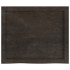 Estante pared madera roble tratada marrón oscuro 60x50x(2-4)