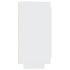 Aparador de madera contrachapada blanco 92x35x75