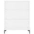 Aparador alto madera contrachapada blanco 69,5x34x180