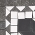 Base de sombrilla cuadrada negro y blanco 12