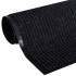 Felpudo de PVC negro 117x220