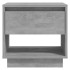 Mesitas de noche 2 uds contrachapada gris hormigón 45x34x44