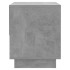 Mesitas de noche 2 uds contrachapada gris hormigón 45x34x44