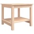 Mesa de centro de madera maciza de pino 50x50x45